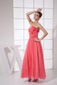 A-Line Strapless Long Chiffon Bridesmaid Dresses/Wedding Party Dresses BD010448