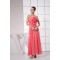A-Line Strapless Long Chiffon Bridesmaid Dresses/Wedding Party Dresses BD010448
