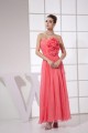A-Line Strapless Long Chiffon Bridesmaid Dresses/Wedding Party Dresses BD010448