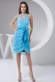 Short/Mini Halter Blue Chiffon Bridesmaid Dresses/Wedding Party Dresses BD010452 Short/Mini Halter Blue Chiffon Bridesmaid Dresses/Wedding Party Dresses BD010452