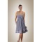 Empire Strapless Grey Short Chiffon Bridesmaid Dresses/Wedding Party Dresses/Maternity Dresses BD010454