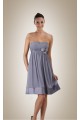 Empire Strapless Grey Short Chiffon Bridesmaid Dresses/Wedding Party Dresses/Maternity Dresses BD010454 Empire Strapless Grey Short Chiffon Bridesmaid Dresses/Wedding Party Dresses/Maternity Dresses BD010454