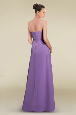 Sheath/Column Sweetheart Floor-Length Chiffon Bridesmaid Dresses/Wedding Party Dresses BD010463