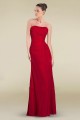 Sheath/Column Strapless Floor-Length Red Chiffon Bridesmaid Dresses/Wedding Party Dresses BD010466 Sheath/Column Strapless Floor-Length Red Chiffon Bridesmaid Dresses/Wedding Party Dresses BD010466