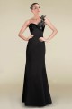 Trumpet/Mermaid One-Shoulder Long Black Bridesmaid Dresses/Wedding Party Dresses BD010468