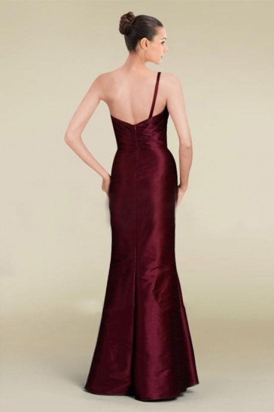 Trumpet/Mermaid One-Shoulder Floor-Length Bridesmaid Dresses/Wedding Party Dresses BD010472 Trumpet/Mermaid One-Shoulder Floor-Length Bridesmaid Dresses/Wedding Party Dresses BD010472