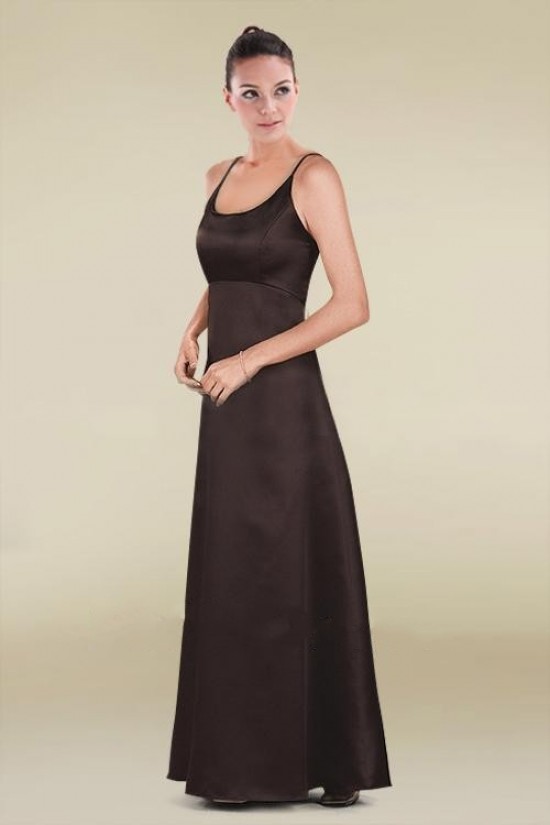 A-Line Spaghetti Strap Floor-Length Bridesmaid Dresses/Wedding Party Dresses BD010476