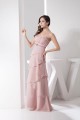 A-Line Strapless Chiffon Floor-Length Bridesmaid Dresses/Wedding Party Dresses BD010482