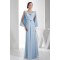 Sheath/Column Long Blue Chiffon Bridesmaid Dresses/Wedding Party Dresses BD010483