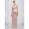 Sheath/Column V-Neck Long Bridesmaid Dresses/Wedding Party Dresses BD010484