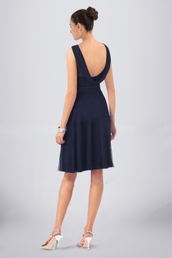 A-Line Short Chiffon Knee-Length Bridesmaid Dresses/Wedding Party Dresses BD010486