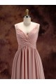 A-Line V-Neck Floor-Length Chiffon Bridesmaid Dresses/Wedding Party Dresses BD010487 A-Line V-Neck Floor-Length Chiffon Bridesmaid Dresses/Wedding Party Dresses BD010487