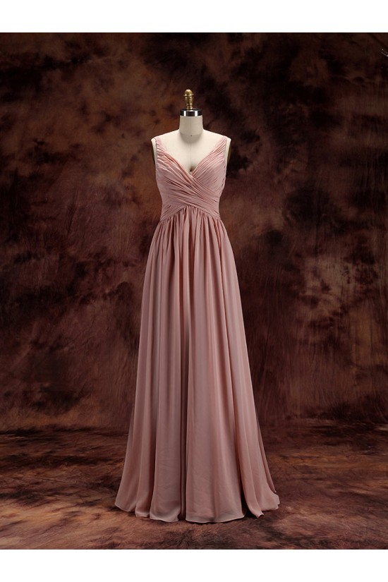 A-Line V-Neck Floor-Length Chiffon Bridesmaid Dresses/Wedding Party Dresses BD010487 A-Line V-Neck Floor-Length Chiffon Bridesmaid Dresses/Wedding Party Dresses BD010487