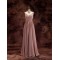 A-Line V-Neck Floor-Length Chiffon Bridesmaid Dresses/Wedding Party Dresses BD010487