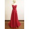 A-Line Sweetheart Long Red Chiffon Bridesmaid Dresses/Wedding Party Dresses BD010489