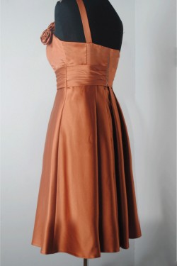 A-Line Spaghetti Strap Short Bridesmaid Dresses/Wedding Party Dresses BD010490