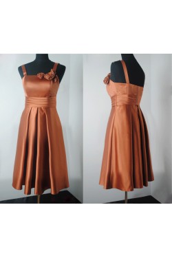 A-Line Spaghetti Strap Short Bridesmaid Dresses/Wedding Party Dresses BD010490