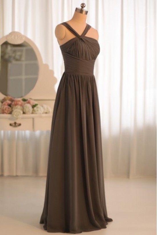 A-Line Floor-Length Chiffon Bridesmaid Dresses/Evening Dresses BD010496 A-Line Floor-Length Chiffon Bridesmaid Dresses/Evening Dresses BD010496