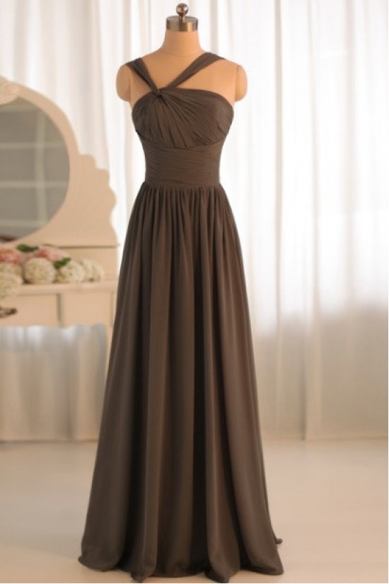A-Line Floor-Length Chiffon Bridesmaid Dresses/Evening Dresses BD010496 A-Line Floor-Length Chiffon Bridesmaid Dresses/Evening Dresses BD010496