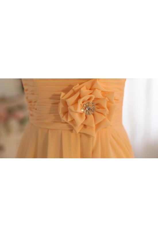 A-Line V-Neck Yellow Floor-Length Chiffon Bridesmaid Dresses/Wedding Party Dresses BD010497 A-Line V-Neck Yellow Floor-Length Chiffon Bridesmaid Dresses/Wedding Party Dresses BD010497
