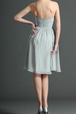 A-Line Sweetheart Short Chiffon Bridesmaid Dresses/Evening Dresses BD010507