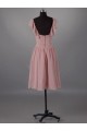 A-Line Short Pink Chiffon Bridesmaid Dresses/Evening Dresses BD010508 A-Line Short Pink Chiffon Bridesmaid Dresses/Evening Dresses BD010508