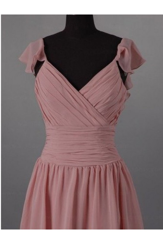 A-Line Short Pink Chiffon Bridesmaid Dresses/Evening Dresses BD010508 A-Line Short Pink Chiffon Bridesmaid Dresses/Evening Dresses BD010508