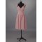 A-Line Short Pink Chiffon Bridesmaid Dresses/Evening Dresses BD010508