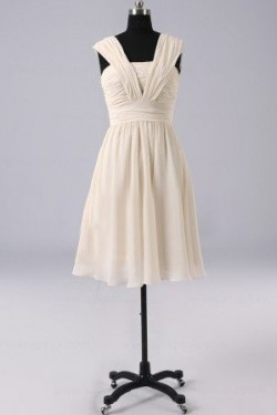 A-Line Short Chiffon Bridesmaid Dresses/Evening Dresses BD010512