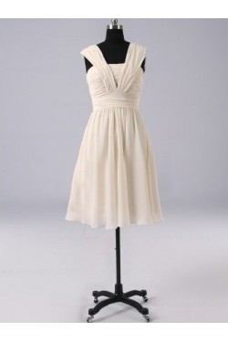A-Line Short Chiffon Bridesmaid Dresses/Evening Dresses BD010512