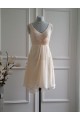 A-Line Short Chiffon Bridesmaid Dresses/Evening Dresses BD010517 A-Line Short Chiffon Bridesmaid Dresses/Evening Dresses BD010517