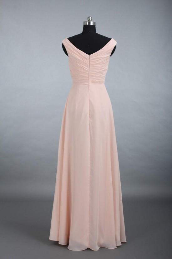 A-Line V-Neck Long Chiffon Bridesmaid Dresses/Evening Dresses BD010520 A-Line V-Neck Long Chiffon Bridesmaid Dresses/Evening Dresses BD010520