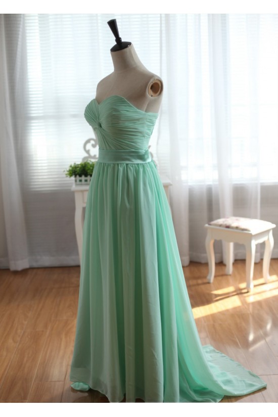 A-Line Sweetheart Long Chiffon Bridesmaid Dresses/Evening Dresses BD010523 A-Line Sweetheart Long Chiffon Bridesmaid Dresses/Evening Dresses BD010523
