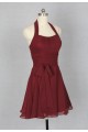 A-Line Halter Short Chiffon Bridesmaid Dresses/Evening Dresses BD010536 A-Line Halter Short Chiffon Bridesmaid Dresses/Evening Dresses BD010536