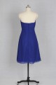 Empire Sweetheart Short Blue Chiffon Bridesmaid Dresses/Evening Dresses BD010537