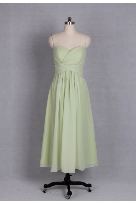 Empire Sweetheart Short Chiffon Bridesmaid Dresses/Evening Dresses BD010538