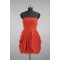 A-Line Strapless Short Chiffon Bridesmaid Dresses/Evening Dresses BD010539
