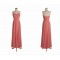 A-Line Sweetheart Long Chiffon Bridesmaid Dresses/Evening Dresses BD010541