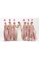 A-Line Long Pink Chiffon Bridesmaid Dresses/Evening Dresses BD010542