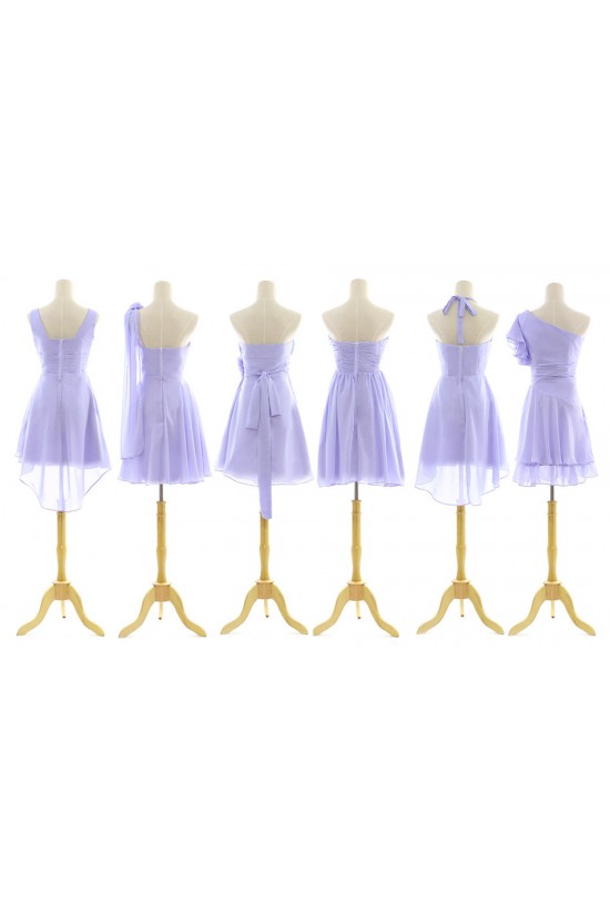 A-Line Short Chiffon Bridesmaid Dresses/Evening Dresses BD010543 A-Line Short Chiffon Bridesmaid Dresses/Evening Dresses BD010543
