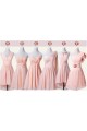 A-Line Short Chiffon Bridesmaid Dresses/Evening Dresses BD010543 A-Line Short Chiffon Bridesmaid Dresses/Evening Dresses BD010543