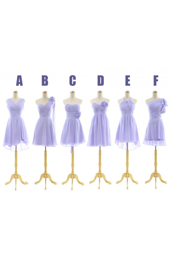 A-Line Short Chiffon Bridesmaid Dresses/Evening Dresses BD010543