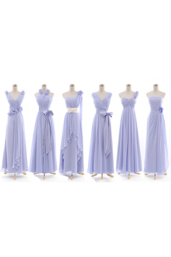 A-Line Long Chiffon Bridesmaid Dresses/Evening Dresses BD010550