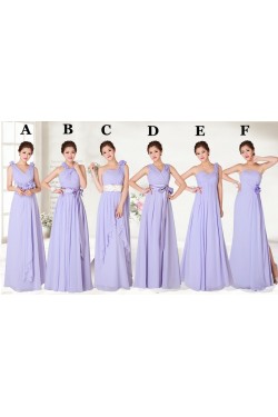 A-Line Long Chiffon Bridesmaid Dresses/Evening Dresses BD010550