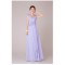 A-Line V-Neck Long Chiffon Bridesmaid Dresses/Evening Dresses BD010551
