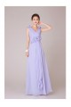 A-Line V-Neck Long Chiffon Bridesmaid Dresses/Evening Dresses BD010551 A-Line V-Neck Long Chiffon Bridesmaid Dresses/Evening Dresses BD010551
