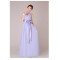 A-Line V-Neck Long Chiffon Bridesmaid Dresses/Evening Dresses BD010554