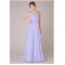 Empire One-Shoulder Long Chiffon Bridesmaid Dresses/Evening Dresses/Maternity Dresses BD010555