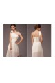 A-Line High Low One-Shoulder Chiffon Bridesmaid Dresses/Evening Dresses BD010558