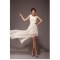 A-Line High Low One-Shoulder Chiffon Bridesmaid Dresses/Evening Dresses BD010558